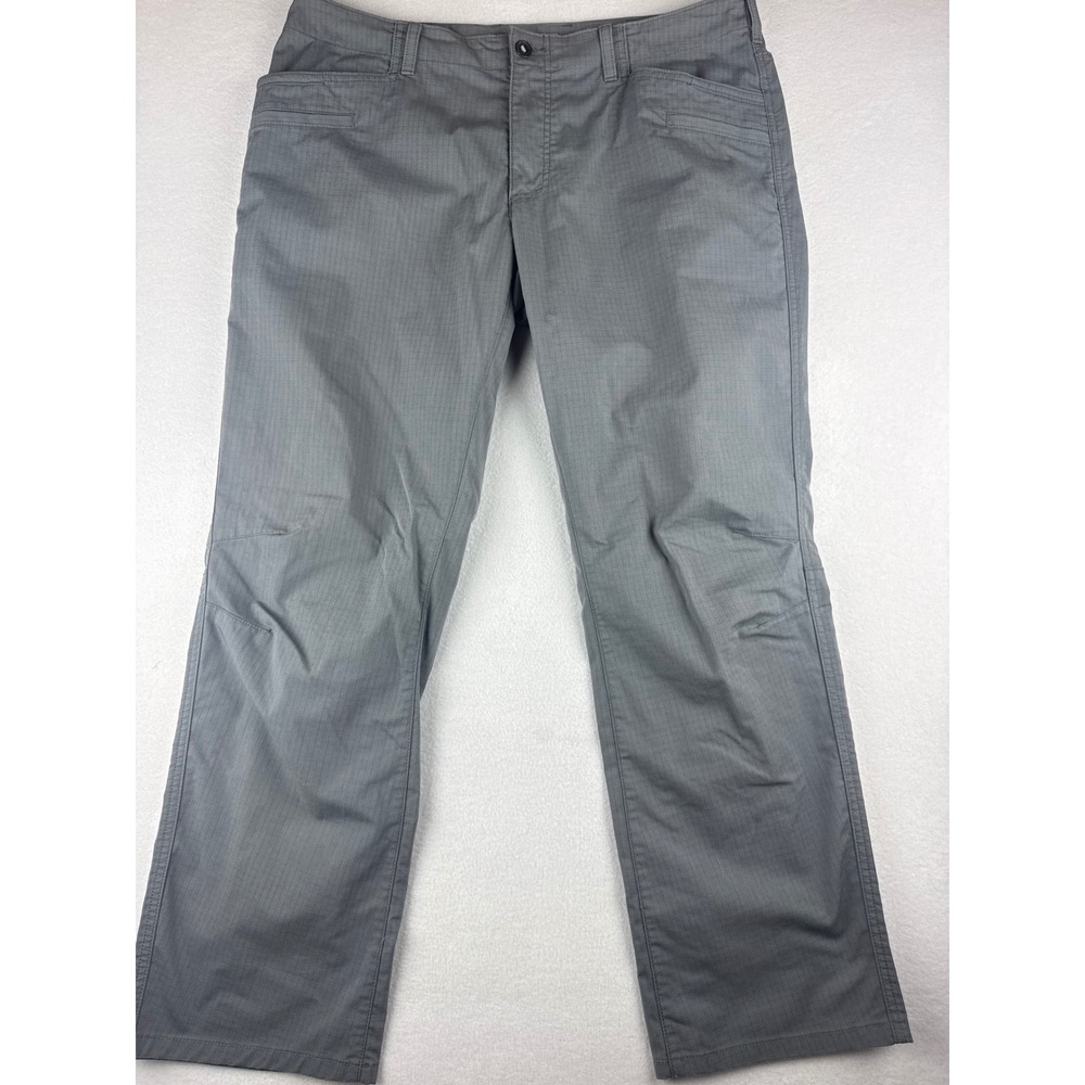 5.11 Tactical Men's Gray Ripstop Multi Pocket Straight Leg Workwear Pants 38x32